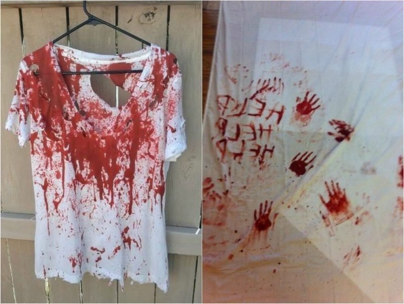 Idées de décoration de faux sang Halloween