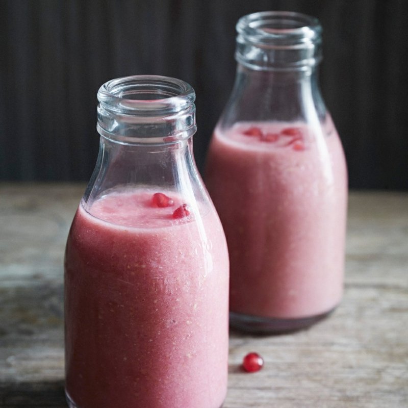 Frullato di melograno per colazione ricette a basso contenuto di carboidrati con stevia frullato di melograno