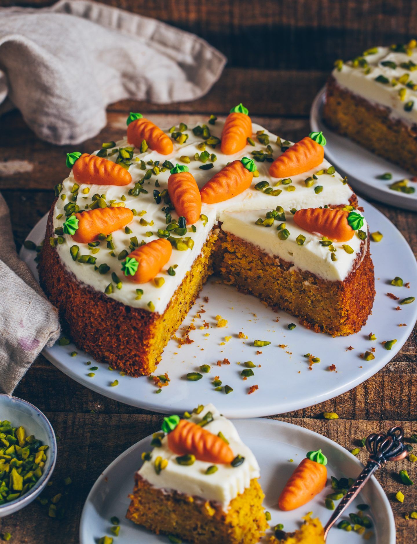 Sárgarépa torta recept tálalási javaslat