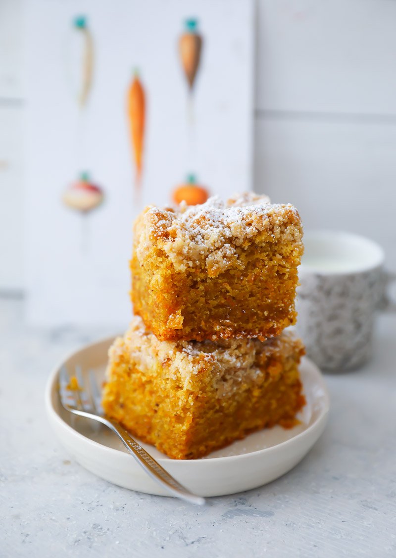 Kalóriaszegény vegán sárgarépa torta