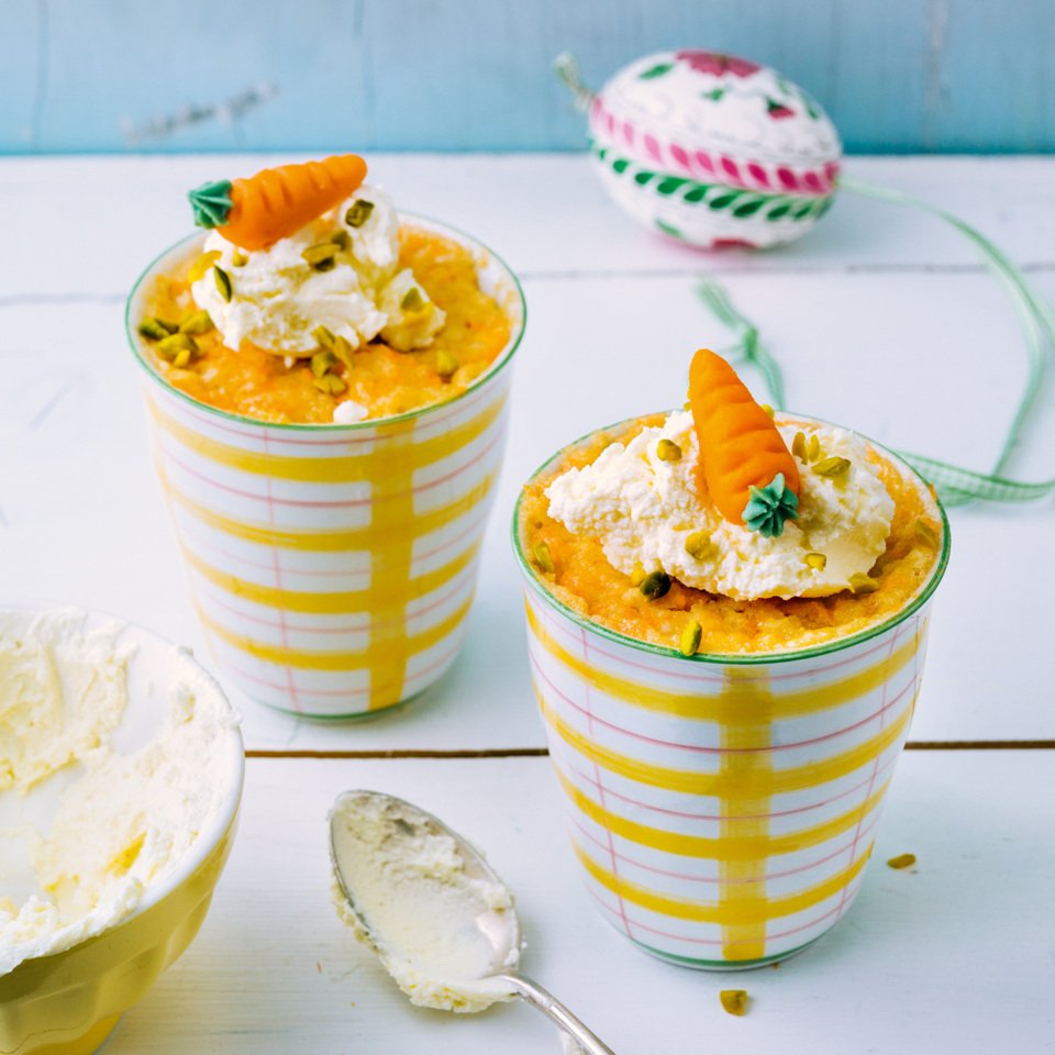 Sárgarépa torta a csészéből