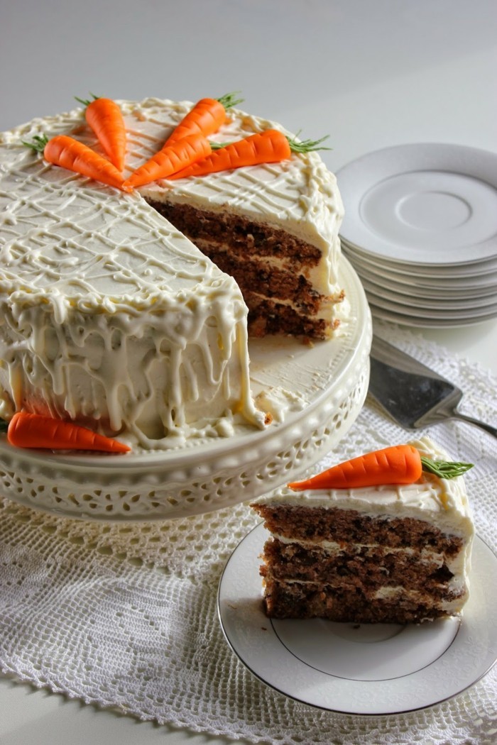Recette de gâteau aux carottes Recettes de gâteau de Noël