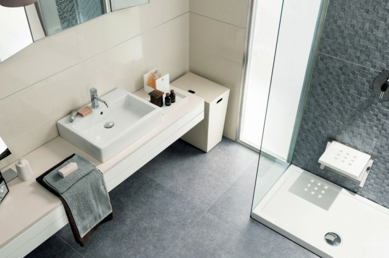 Sol de salle de bain en carrelage Mirage tuiles mirage