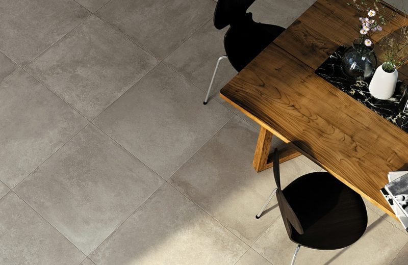 Table de salon au sol en carrelage Mirage tuiles mirage hmade