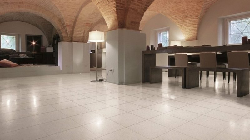 Carrelage Mirage blanc salon tuiles mirage