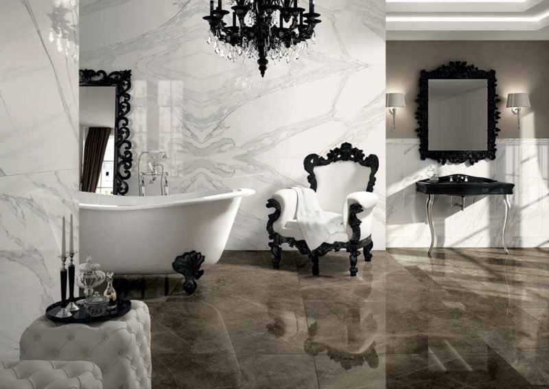 Mirage carrelage sol broun salle de bain tuiles mirage