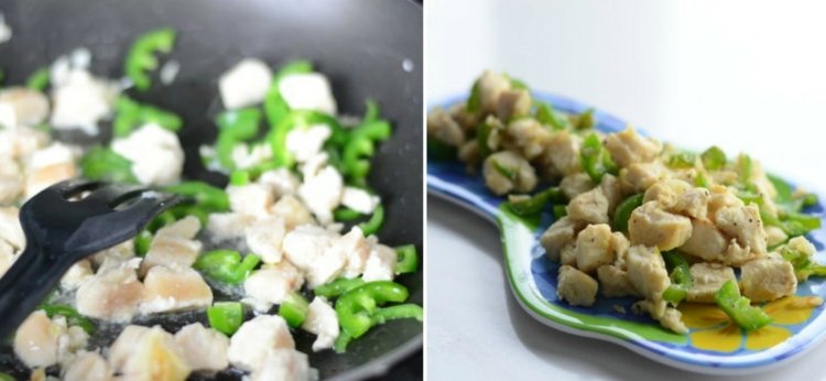 Petto di pollo Cipollotto Aglio Cena Paleo Diet Idee pranzo pollo arrosto piccante