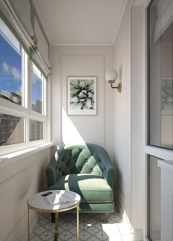 Kényelmes karosszék a modern erkélyhez Tervezői szék nagy divatos színben