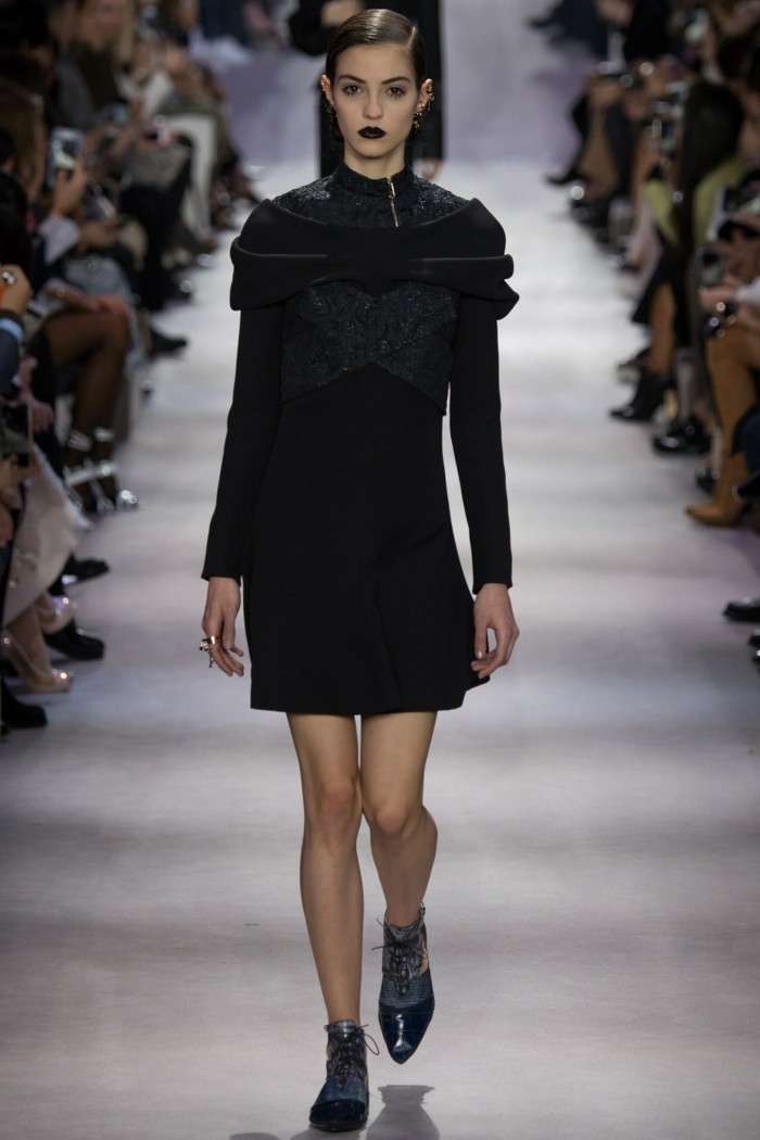 vestito nero per l'inverno abiti moderni christian dior abiti shock