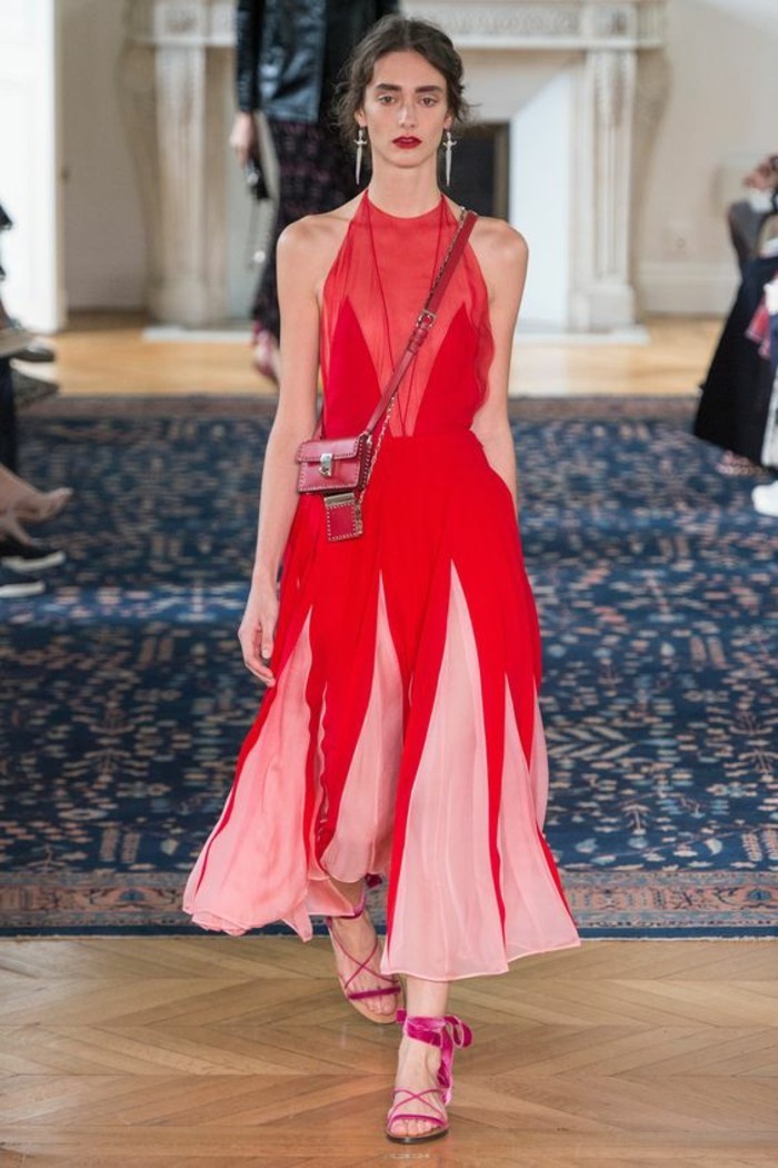 vestito rosso per l'estate valentino abiti moderni bei vestiti