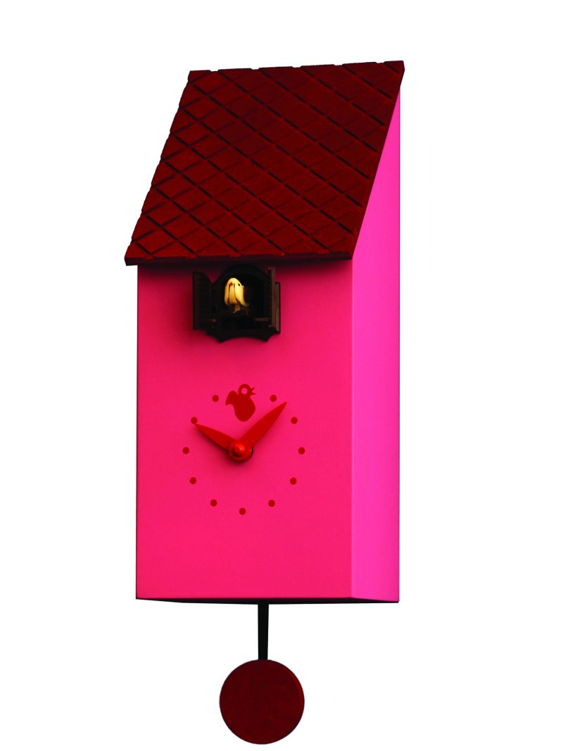 Orologio a cucù in rosa Orologio a cucù in rosa