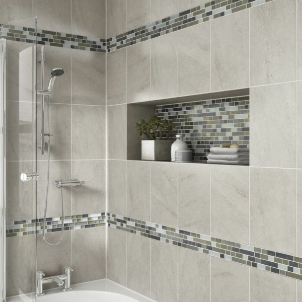tessere di mosaico combinazione bagno tessere di mosaico di grandi dimensioni
