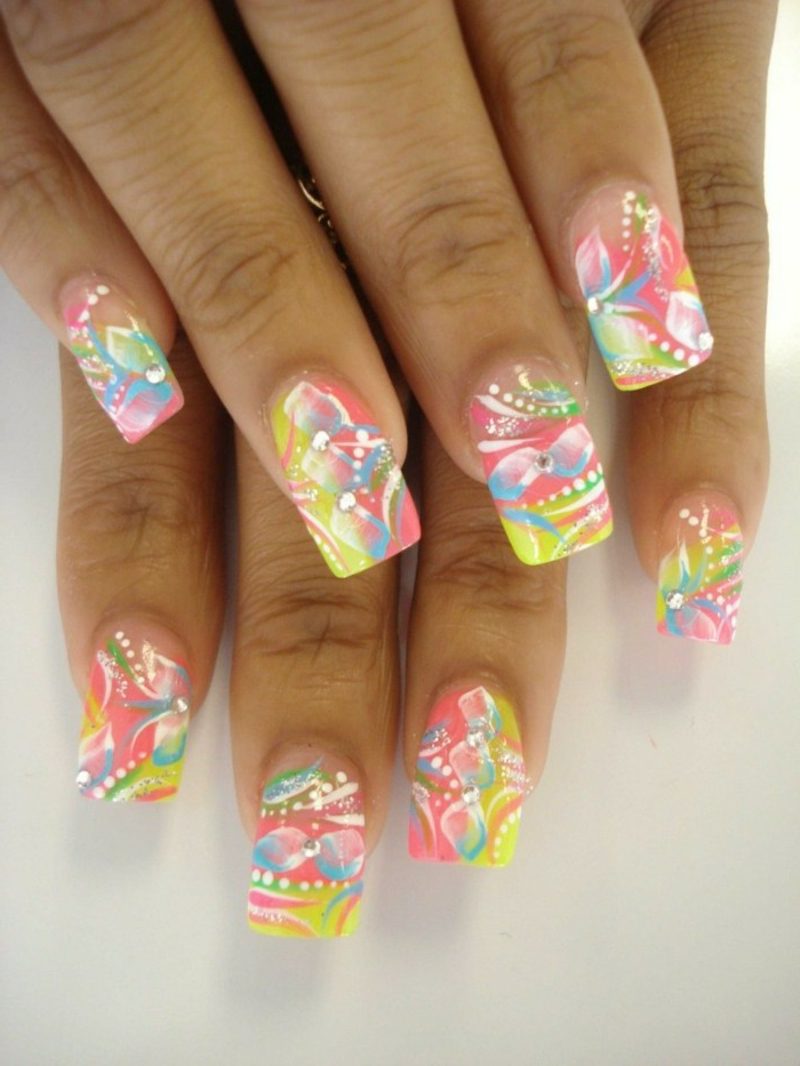 atraktivan proljetni dizajn noktiju Atraktivne ideje za proljetni dizajn noktiju