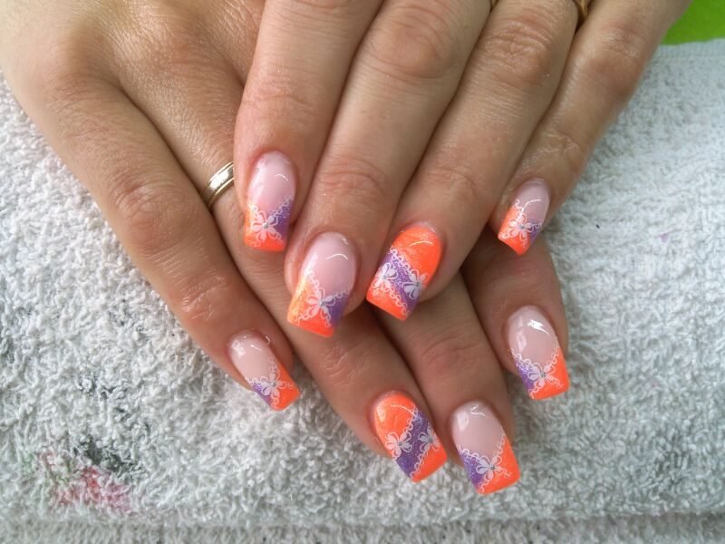 osjetljivo proljeće za dizajn noktiju Dizajn noktiju cvijeće izvorne ideje proljeće