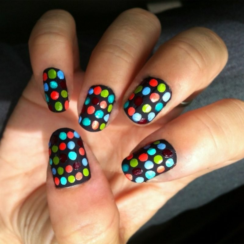 Ideje i inspiracije za dizajn noktiju izvorni dizajn noktiju u boji točkice