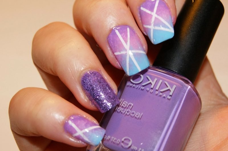 Dizajn noktiju proljetne kreativne ideje Nokti ombre efekt zanimljiv dizajn