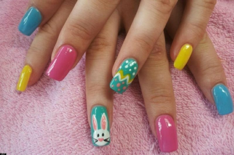 Dizajn noktiju Uskrsni motivi Dizajn noktiju proljetni motivi Uskrsa