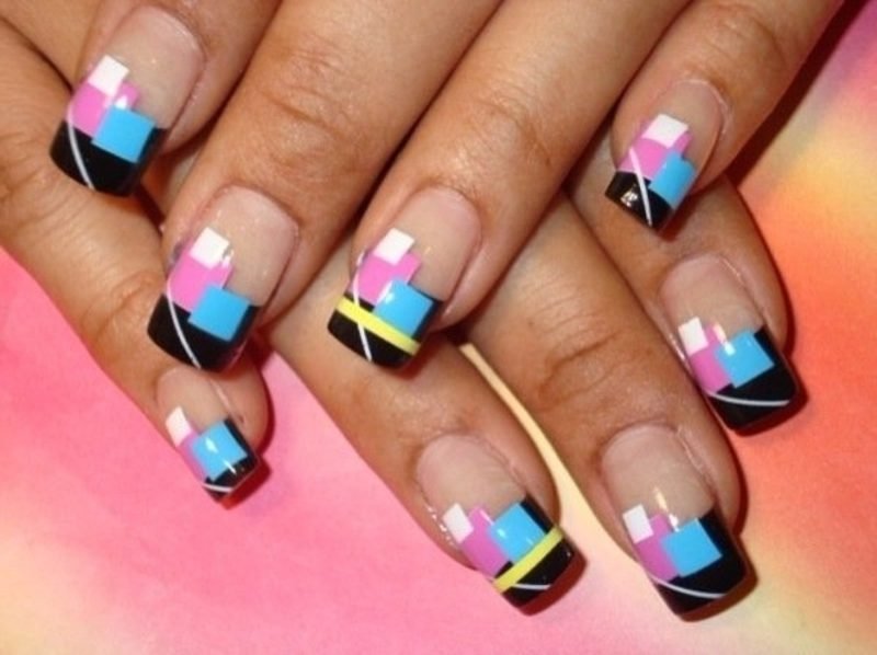 Köröm művészeti galéria téli extravagáns ötletek geometriai minták