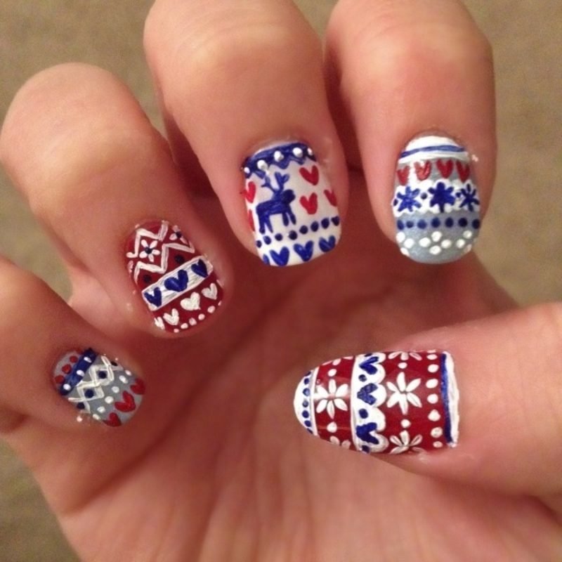 Köröm művészeti galéria téli textilutánzat