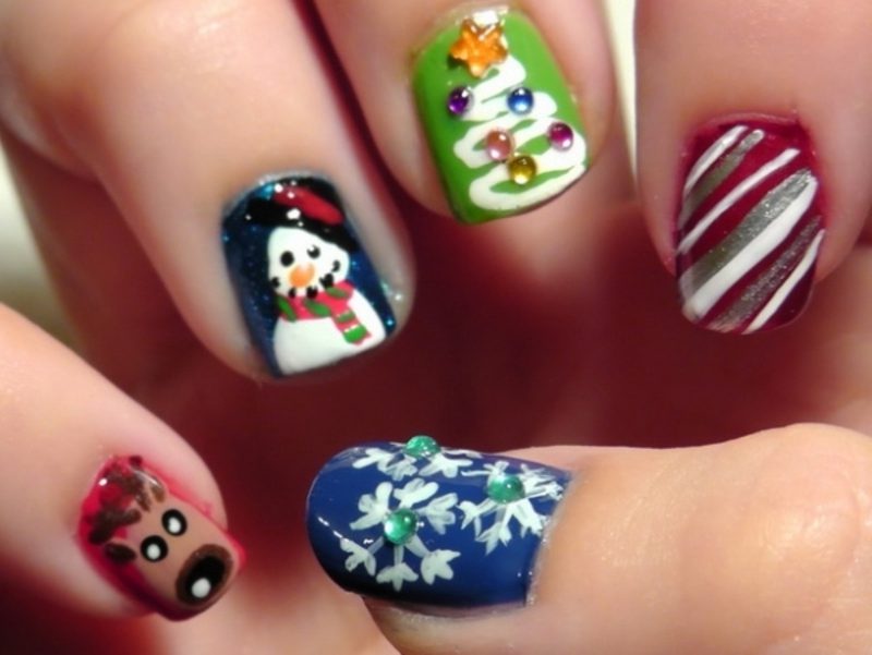 Nail art galéria varázslatos karácsonyi körmök