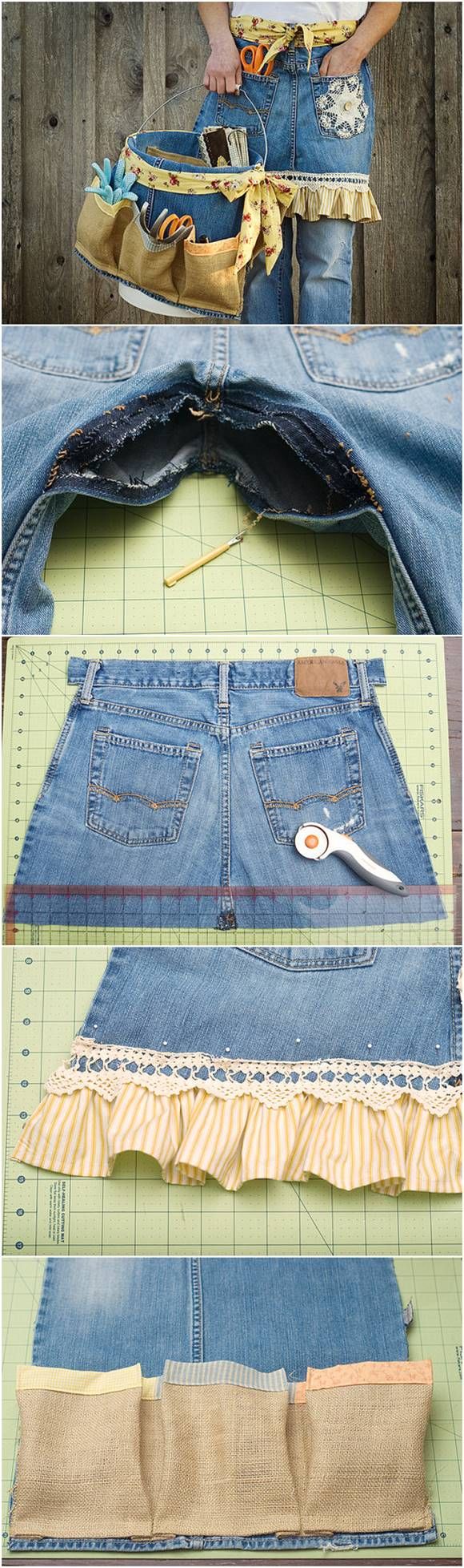 Sašite pregaču za vrt