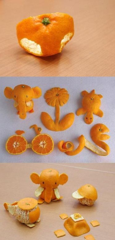 Artisanat aux zestes d'orange Artisanat aux zestes d'orange