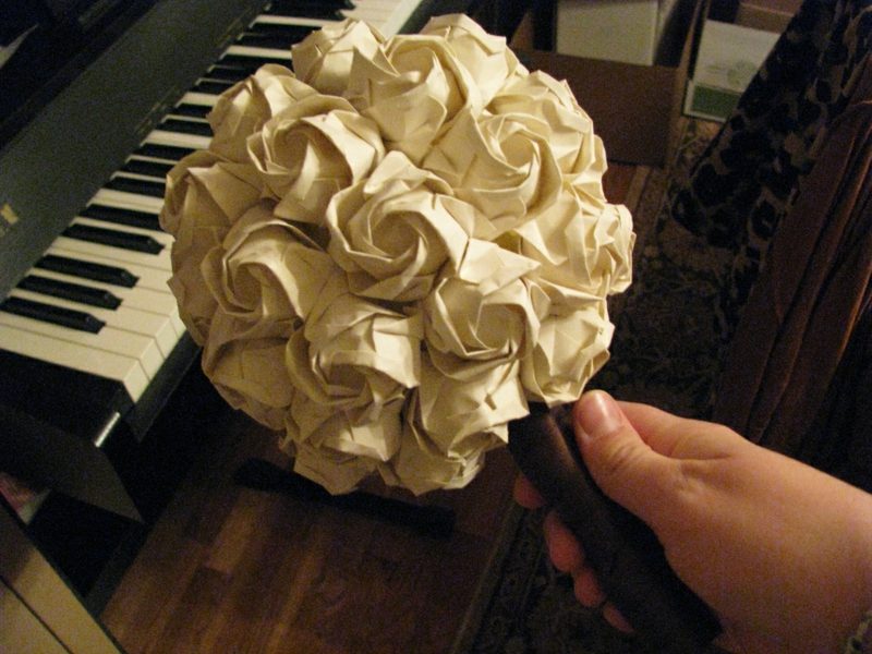 Upute za origami ružu buket žute boje upute za origami ružu