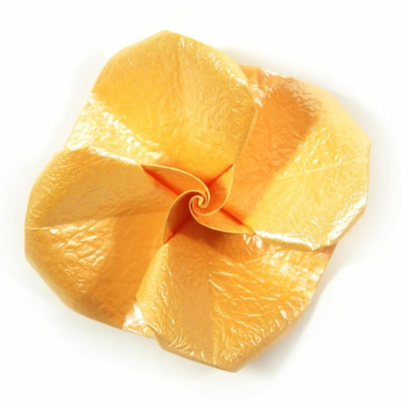 Upute za origami ružu žute boje upute za origami ružu