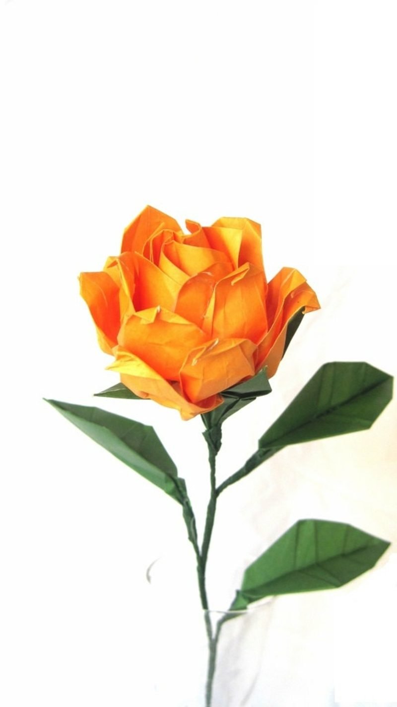 Upute za origami ružu žute boje upute za origami ružu