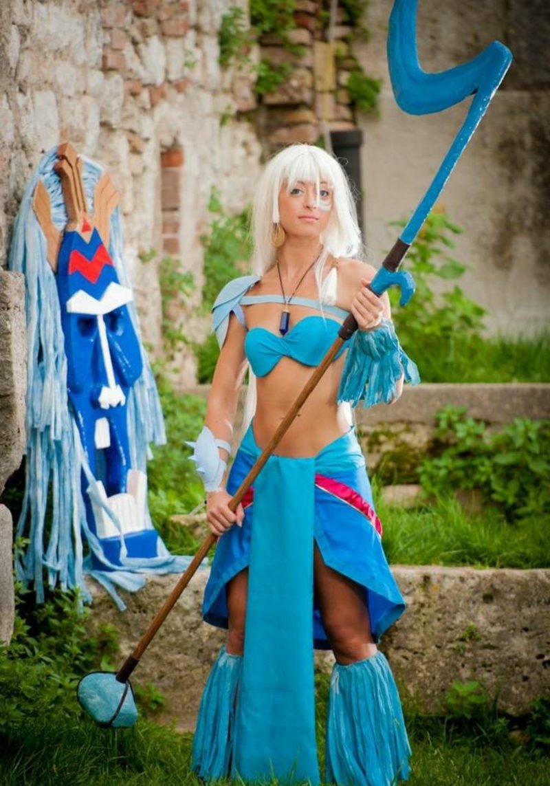 Costume di Halloween ispirato alla mitologia di Atlantide Costumi di Halloween donne mitologia atlantis