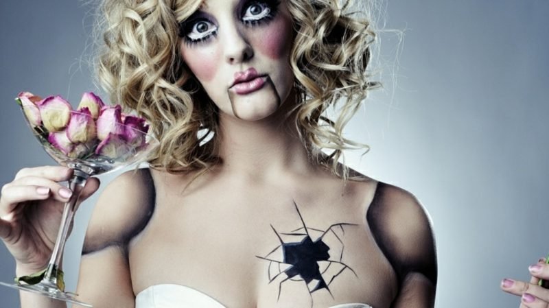 Costumi di Halloween bambole da donna idee originali Costumi da bambola spaventosi per donne di Halloween