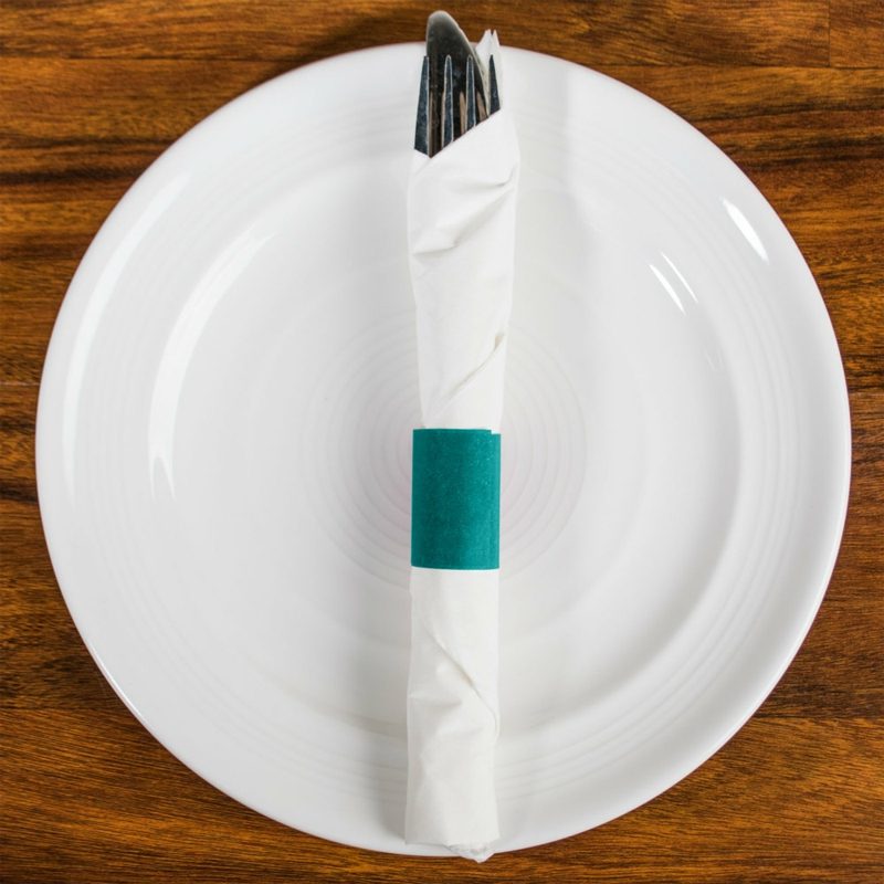 serviettes en papier pliantes