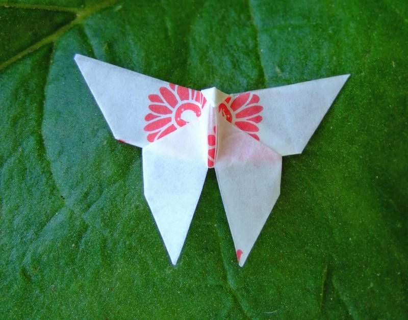 serviettes en papier pliantes