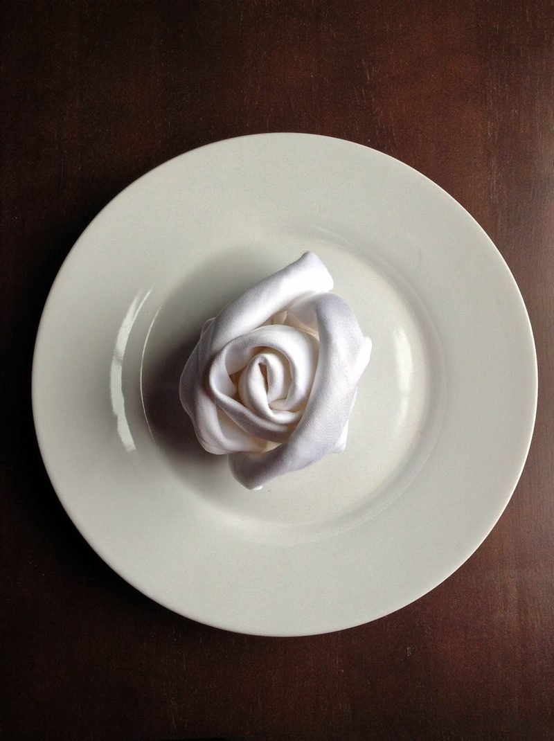 serviettes en papier pliantes