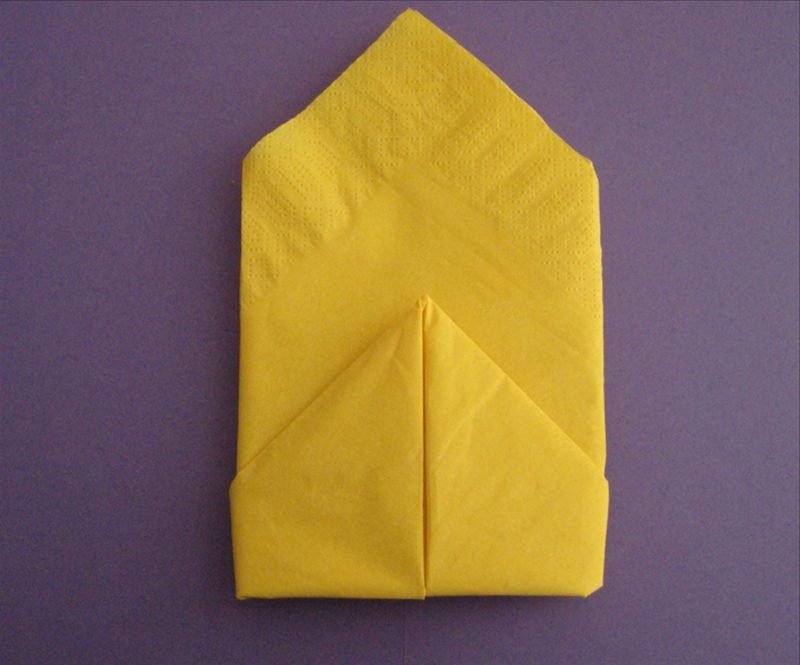 serviettes en papier pliantes