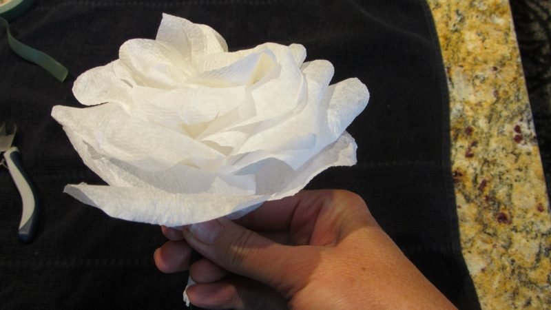 serviettes en papier pliantes