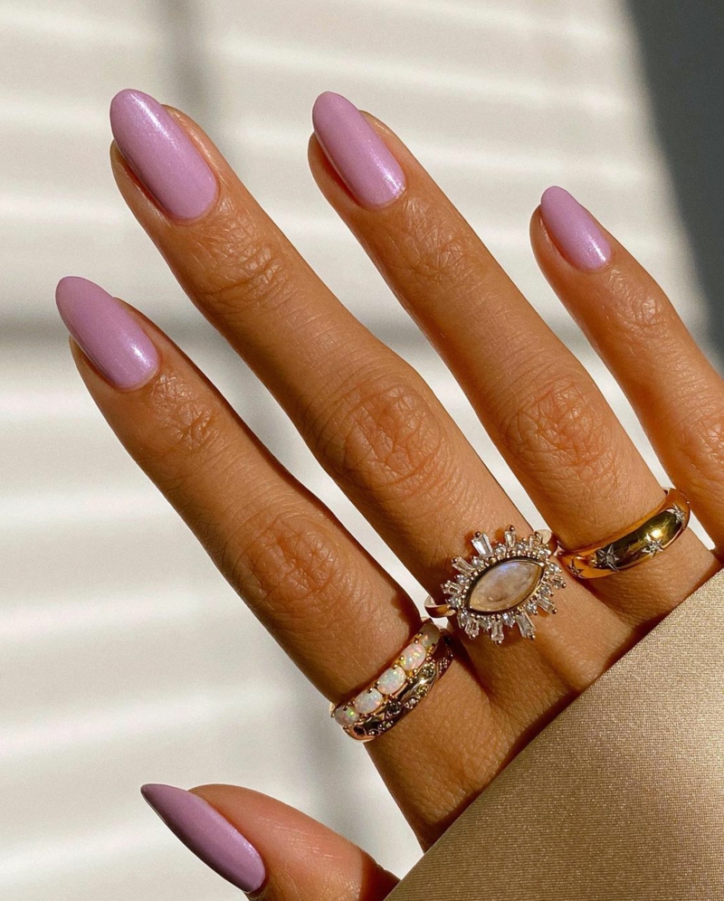 lunga manicure rosa pastello femminile Ricostruzione unghie rosa pastello