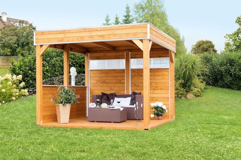 construisez vous-même un petit pavillon au milieu du jardin Construisez vous-même un petit pavillon