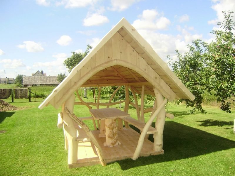 Construisez vous-même un pavillon extraordinaire avec des ornements étranges Construire soi-même un pavillon est extraordinaire