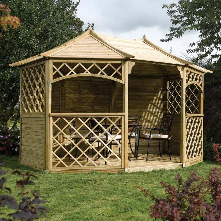 Construisez vous-même un pavillon chic avec des chaises Construisez vous-même un pavillon