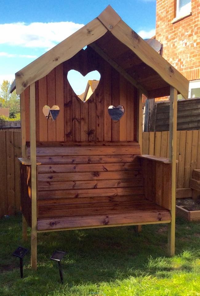 construisez vous-même un doux pavillon en forme de cœur Construisez un pavillon vous-même doux