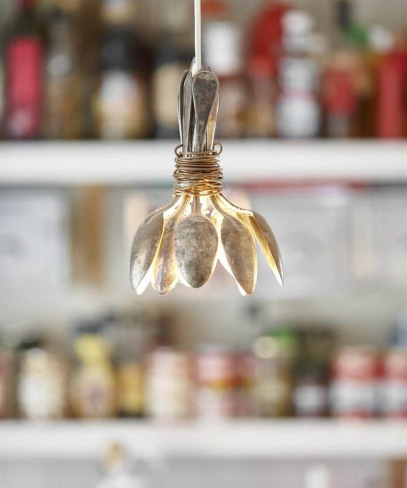 Függőlámpa házi készítésű kanál