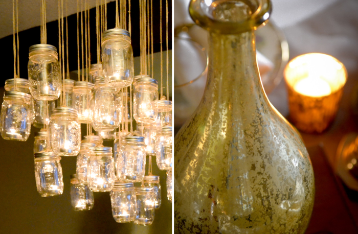 Készítsen függőlámpákat befőttesüvegekből