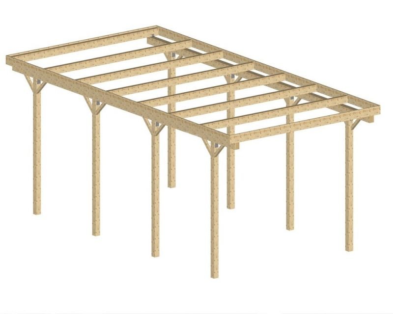 Pergola készlet fából Pergola készlet fából