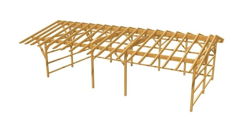 nagy pergola készlet fából készült nagy pergola készlet fából készült