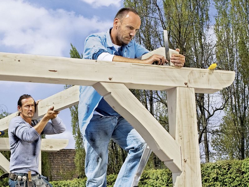A Pergola építési készlet nem nehéz feladat A Pergola építési készlet nem nehéz feladat