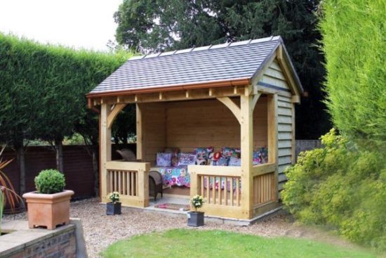 Pergolas kis ház ötlet