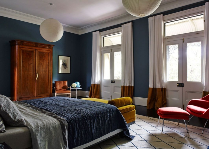 spavaća soba sa zidnom bojom u boji zidna boja benzin benzin boja dekoracija benzin