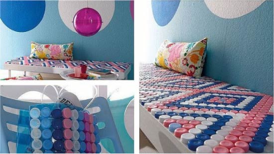 Tuinmeubelen gemaakt van kunststof hoezen