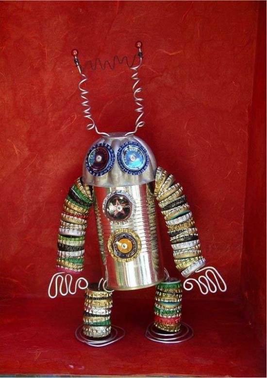 Kinderambachten van metalen deksels